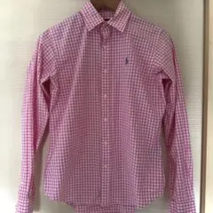 Ralph Lauren Sport ピンクチェックシャツ サイズ4