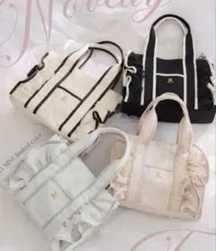 今期新作　ナイスクラップ　ノベルティ　トートバッグ　フリル