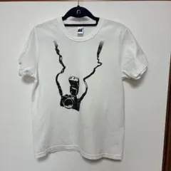 Jellan カメラプリント Tシャツ ホワイト