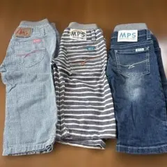 MPS 半ズボン 3点セット 120cm