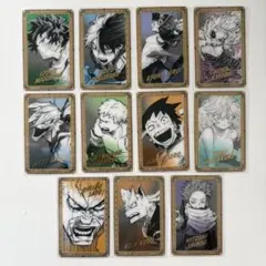 僕のヒーローアカデミア 原画展 箔押しクリアカード 15枚