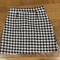 ハウンドトゥース柄タイトスカートＭ