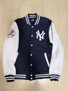MLB New York Yankees スタジャン ネイビー ホワイトのサムネイル
