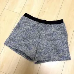 HERE'S（ヒアーズ）☆グレーのニットショートパンツのサムネイル