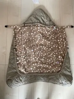 【美品】ミキハウス ４way リバーシブルキャリーケープ　クリーニング済み