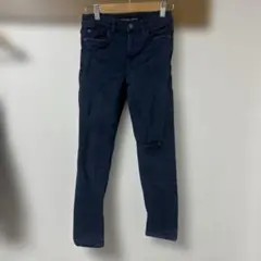 ZARAザラ　ネイビーダメージパンツ140センチ　10サイズ