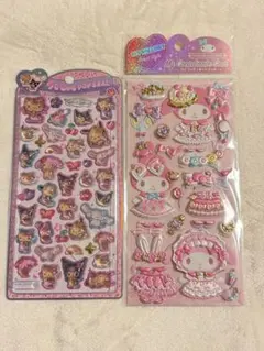 うるちゅるポップシール　サンリオ 日焼け 日焼けキティ　マイメロ　うるちゅる