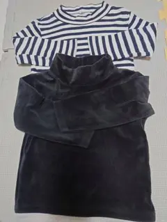 子供　ハイネック トップス 2点セット 90㎝ 95㎝　まとめ
