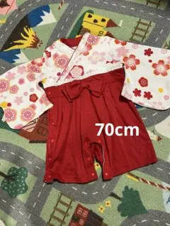 袴ロンパースキャサリンコテージ 正月 雛祭り　70cm