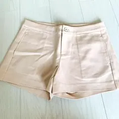 新品　ベージュ　ショートパンツ　短パン　セクシー　夏コーデ　無地　Sサイズ