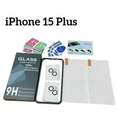 iPhone 15 Plus 6.7インチ 保護フィルム　カメラカバーセット