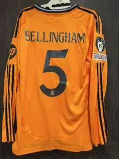 ベリンガム　レアルマドリード ユニフォーム　長袖