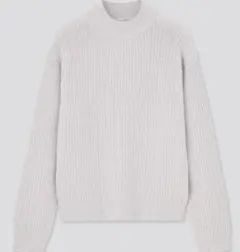 ライトスフレヤーンモックネックセーター　XL