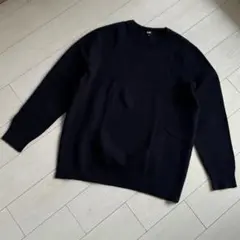 UNIQLO ウォッシャブル ストレッチ ミラノリブ クルーネックセーターXXL