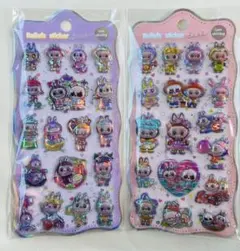 ラブブ　LABUBU ボンボンドロップシール　ぷくぷくシール