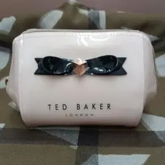 MN-2784-154☆TED BAKER LONDON エナメルポーチ リボンのサムネイル