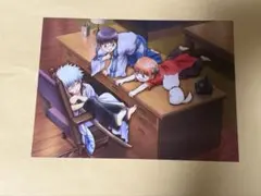 銀魂 特典限定イラストシート 坂田銀時 志村新八 神楽