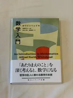 数学入門 ホワイトヘッド 角川ソフィア文庫