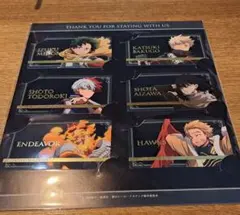 僕のヒーローアカデミア ヒロアカ 東急 箔押しカードキーレプリカセット