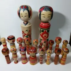 伝統こけし　佐藤実　遊佐福寿　鳴子系　プラス小さなこけし　19体セット 2025年最新】こけし 佐藤実の人気アイテム - メルカリ