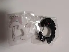 【新品・未開封】しっぽふりふり わんこ　カラビナ にゃんこ