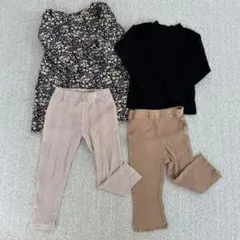 プティマイン　トップス2点ボトムス2点セット