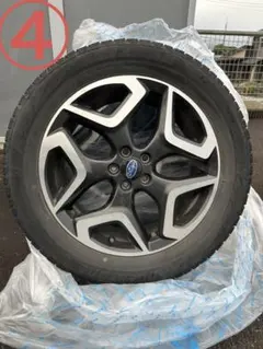④スバル XV 18インチ+ブリザック 225/55/18 説明必読 バラ売✘のサムネイル