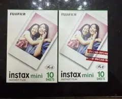 FUJIFILM instax mini インスタントフィルム 2パック