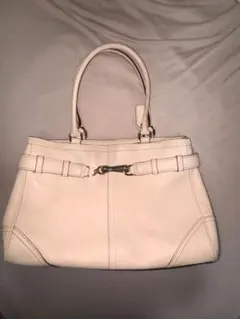 COACH ハンドバッグ レザー ホワイトのサムネイル
