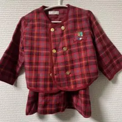 【極美品/希少】Baby Dior タータンチェック セットアップのサムネイル