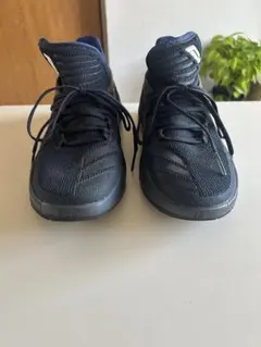 アディダス　ネイビー ハイカット スニーカー