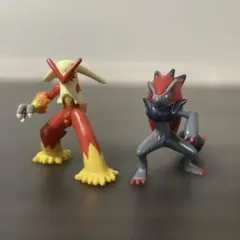 ポケモン　モンコレ　バシャーモ　ゾロアーク　フィギュア　※訳あり