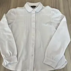 COMME CA ISM ホワイト長袖シャツ