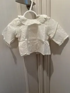 Bonpoint フリル付きシャツ 3m ホワイト