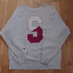Champion 90S 両面プリント リバースウィーブ スウェット L USA