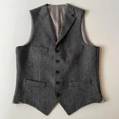 極美品 リングヂャケット Tailor Ring ジレ ベスト ヘリンボーン