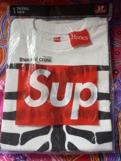 Supreme Hanes Thermal Crew Sサイズのサムネイル