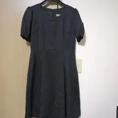 ブラックフォーマルワンピース　半袖　冠婚葬祭　喪服