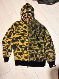 A BATHING APE ダブルジップパーカーswag A BATHING APE シャークパーカー ダブルジップdrip swag - メルカリ