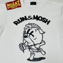 希少 MOBSTYLES モブスタイルス RUN & MOSH Tシャツ 白 Lのサムネイル