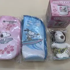 スヌーピー 一番くじ ペットボトルホルダー ぬいぐるみ セットのサムネイル