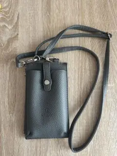 スマホショルダーバッグ グレー