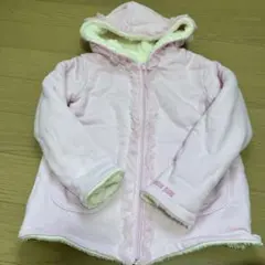 mezzo piano フリース　パーカー リバーシブル　130cm