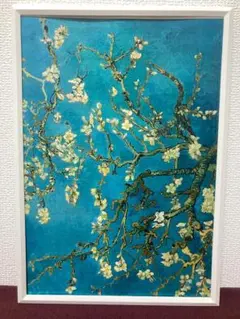 ル*ー様 山下清 大島桜 肉筆砂油彩画 紙本著色 額装 写真やコピーでは