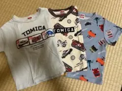 TOMICA トミカ 半袖Tシャツ 3枚セット 90サイズ