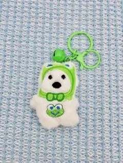 フロッグ風仔犬ぬいぐるみキーホルダー hy