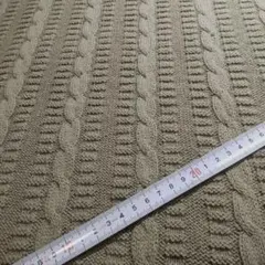 チェック生地 緑