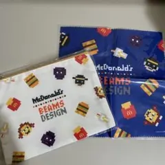 McDonald's BEAMS DESIGN ポーチ、クロスセット