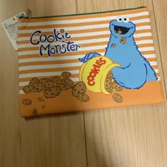 クッキーモンスター　セサミストリート ポーチ　韓国