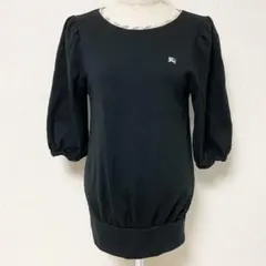 BURBERRY バーバリー 150A ノバチェック リボン ロゴ カットソー
